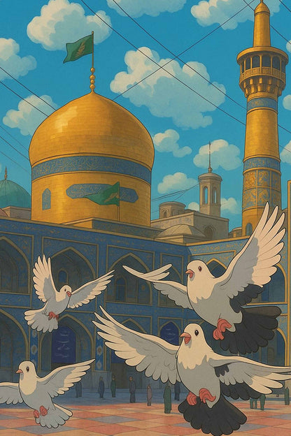 Mashhad Shrine Paint by Numbers Kit