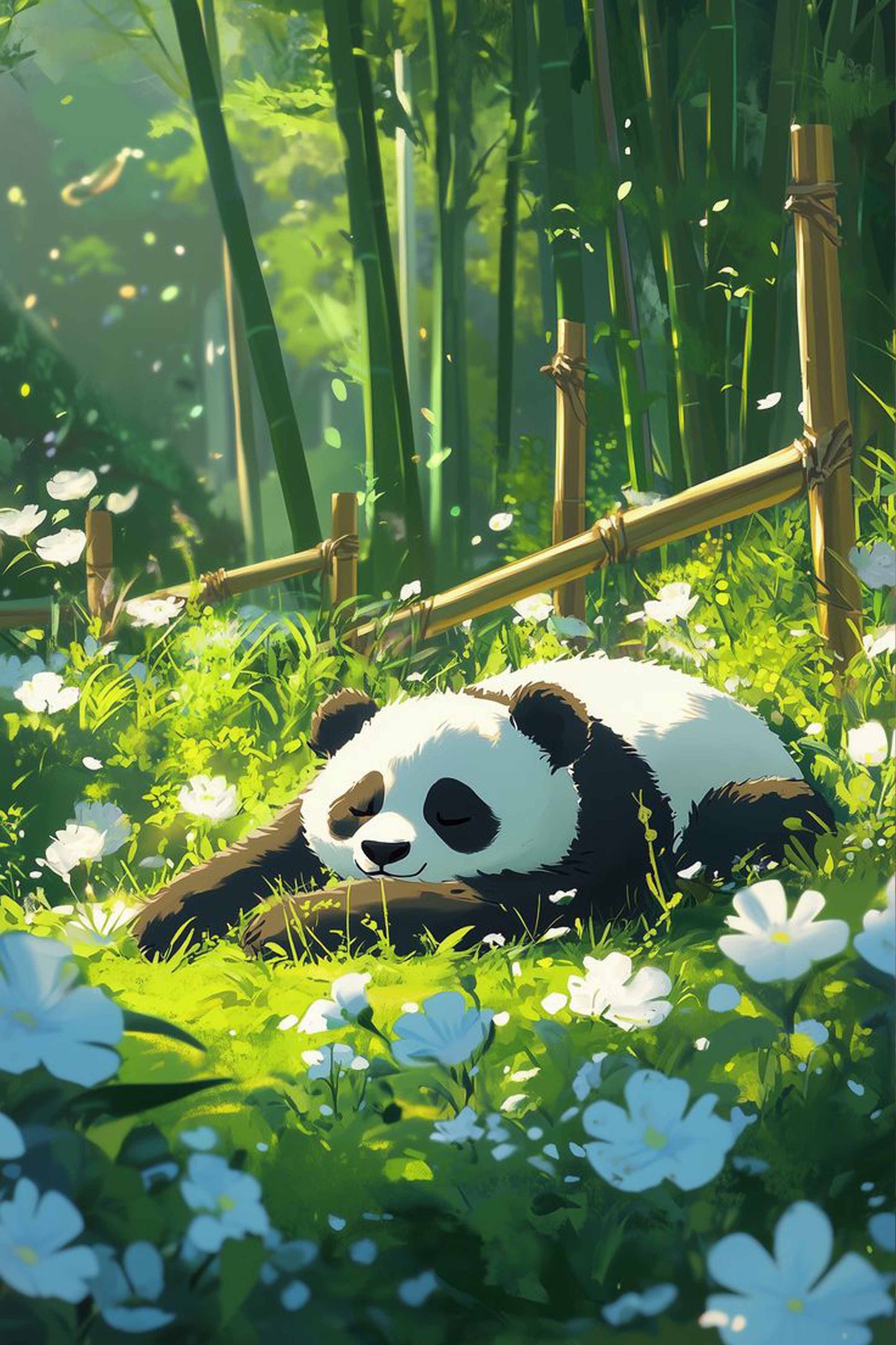 Panda in Bamboo Forest Diamond Painting Kit
