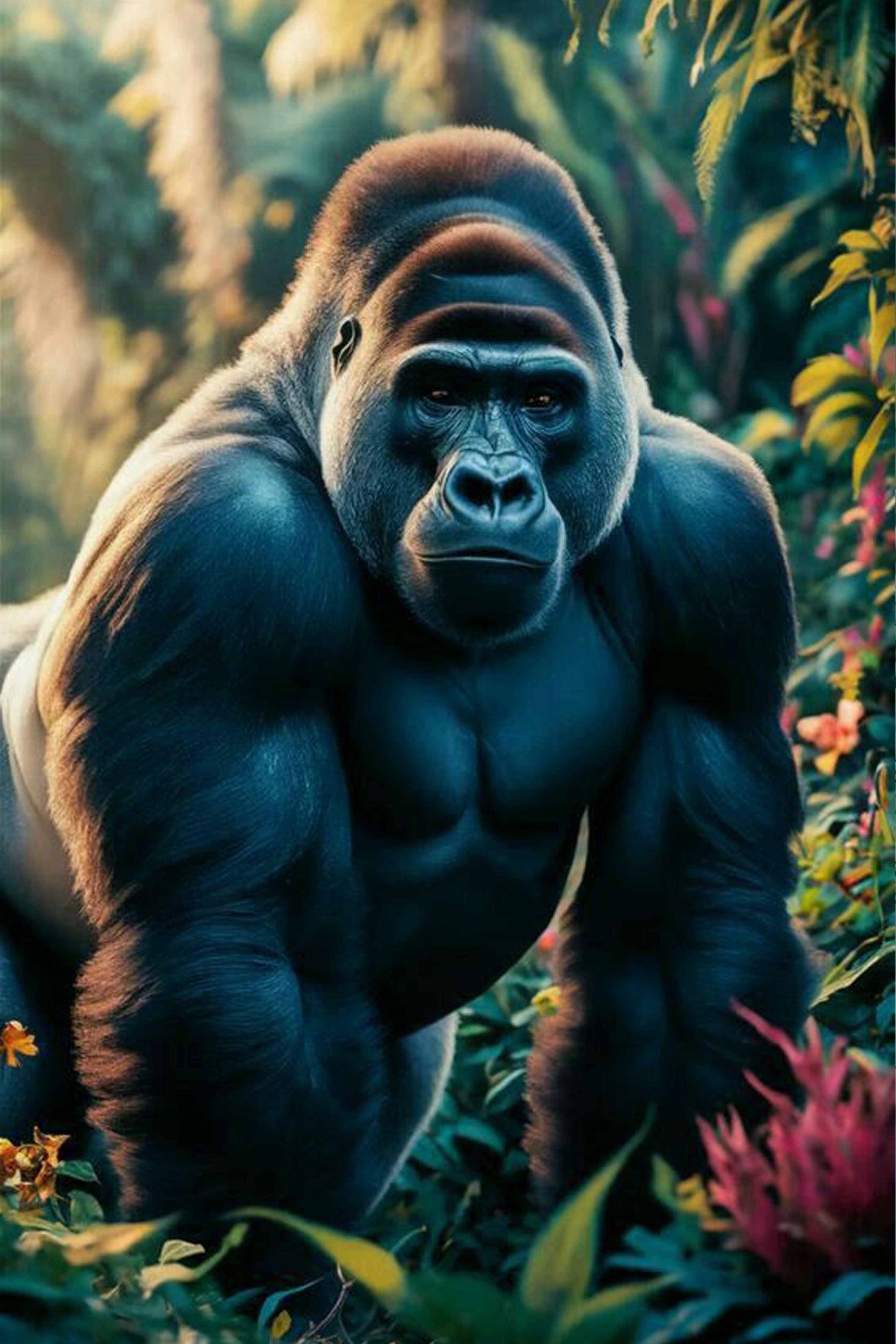 Gorilla in Jungle Diamond Painting Kit