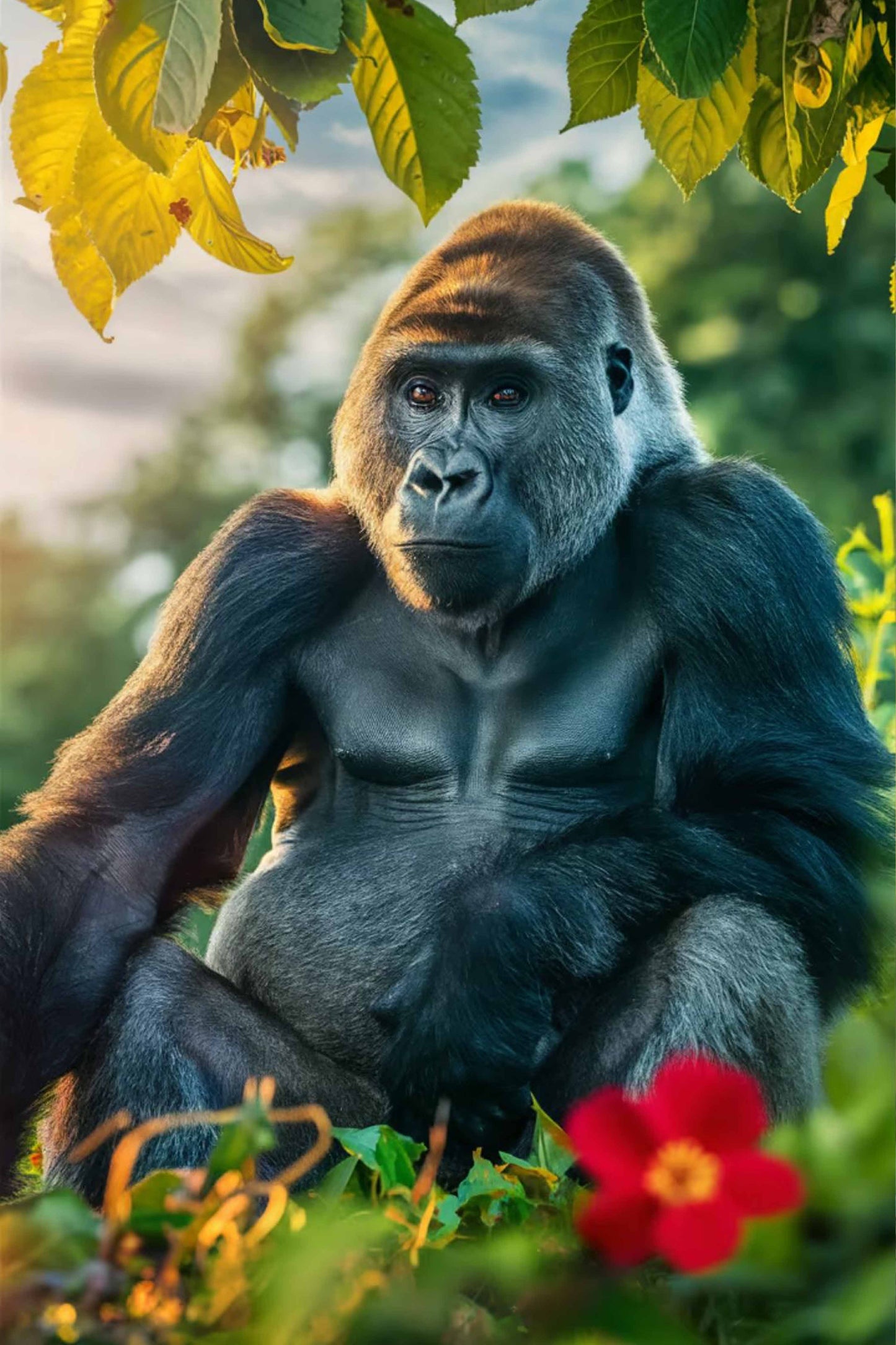 Majestic Gorilla Diamond Painting Kit