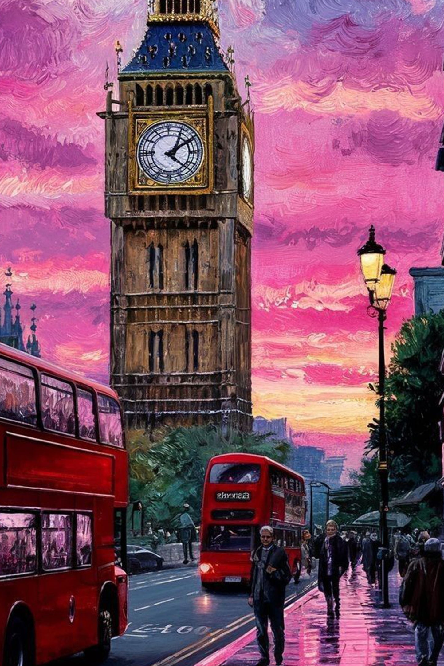 London Sunset Paint by Numbers Kit