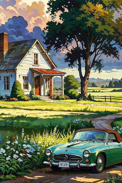 Summer Farmhouse Paint by Numbers Kit