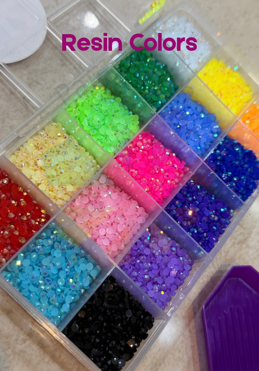 Resin Bedazzling Kit 15 Colours