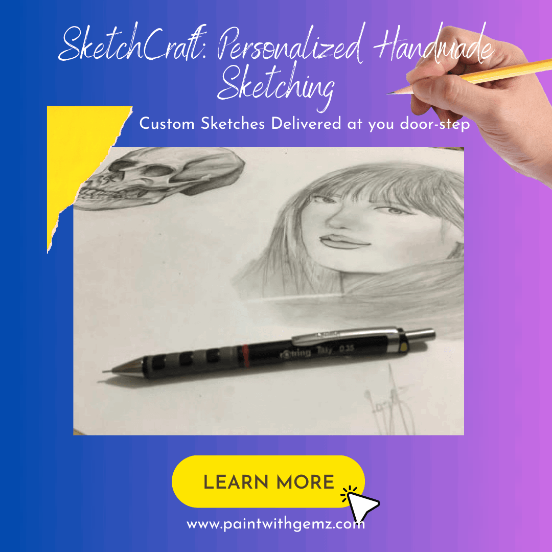 SketchCraft: Personalized Handmade Sketching - Paint with Gemz