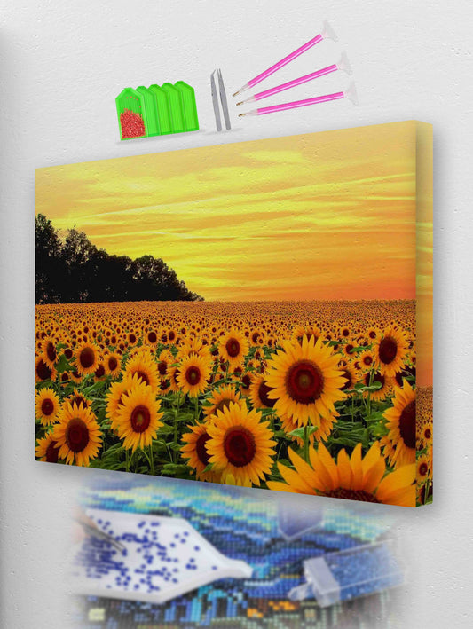 Sunflower Meadows | Diamond Painting Kit