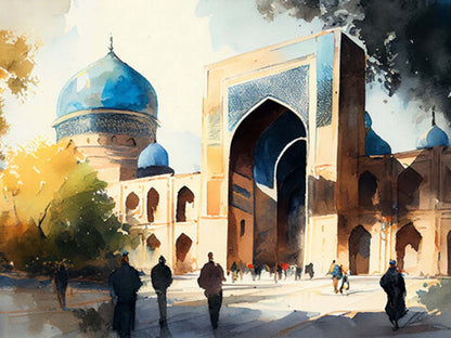 Echoes of the Silk Road Diamond Painting Kit