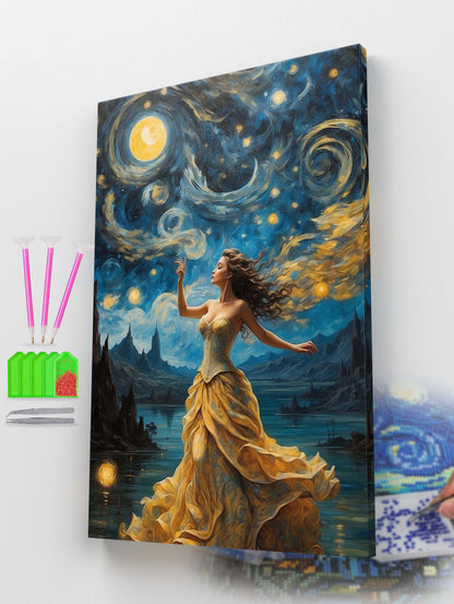 Starry Waltz Diamond Painting Kit