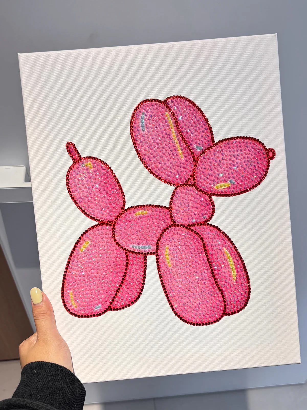 Pink Pop Bedazzling Canvas Kit