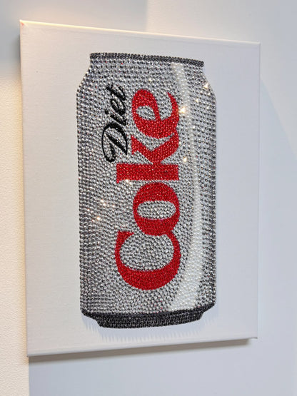 Sparkling Diet Soda Bedazzling Canvas Kit