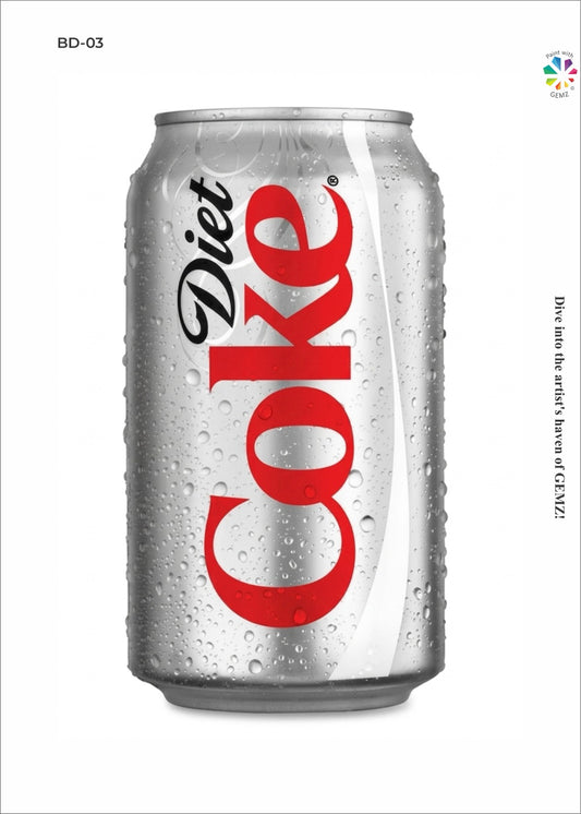 Sparkling Diet Soda Bedazzling Canvas Kit