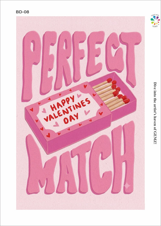 The Perfect Match Bedazzling Canvas Kit