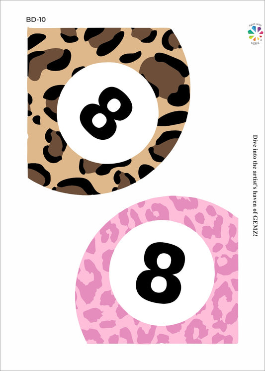 Wild 8-Ball Bedazzling Canvas Kit