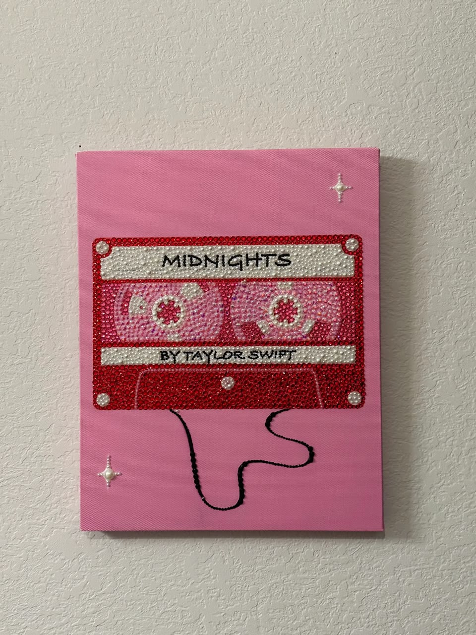 Midnight Tracks Bedazzling Canvas Kit