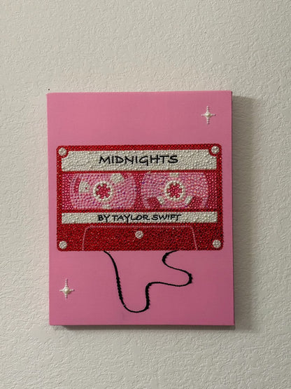 Midnight Tracks Bedazzling Canvas Kit