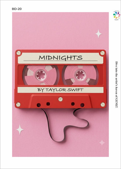 Midnight Tracks Bedazzling Canvas Kit
