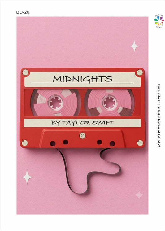 Midnight Tracks Bedazzling Canvas Kit