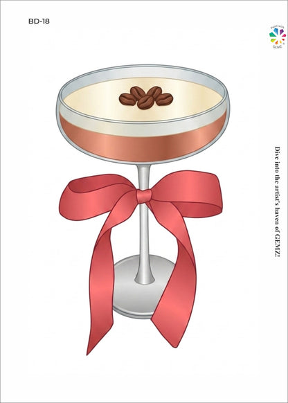 Espresso Martini Bedazzling Canvas Kit