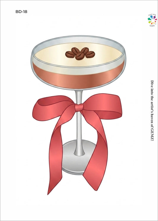 Espresso Martini Bedazzling Canvas Kit