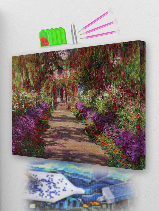 Pathway in Monet's Garden Diamond Painting kit