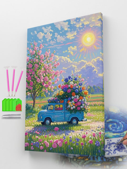 The Flower Truck Diamond Painting Kit