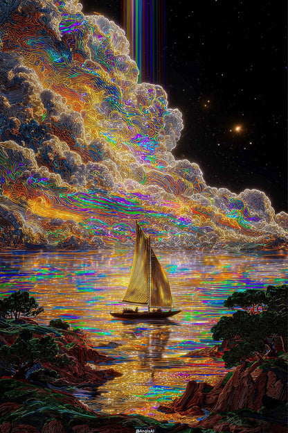 Luminous Horizon Diamond Painting Kit