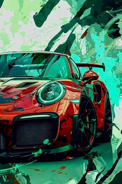 Speed and Splash Diamond Painting Kit