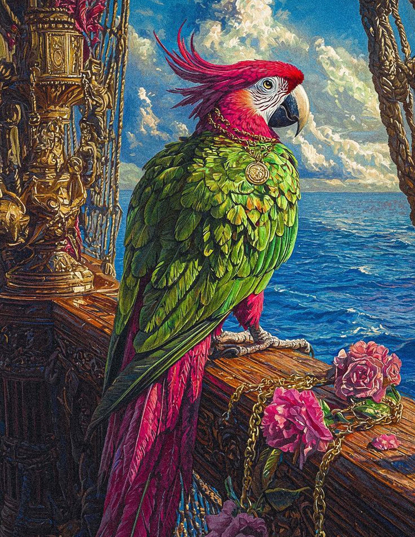 The Blooming Buccaneer Diamond Painting Kit