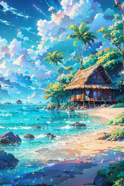 Whispering Waves Diamond Painting Kit