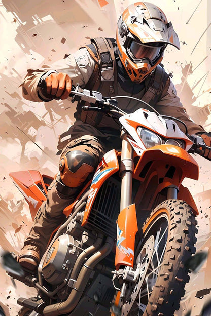 Throttle Rush Diamond Painting Kit