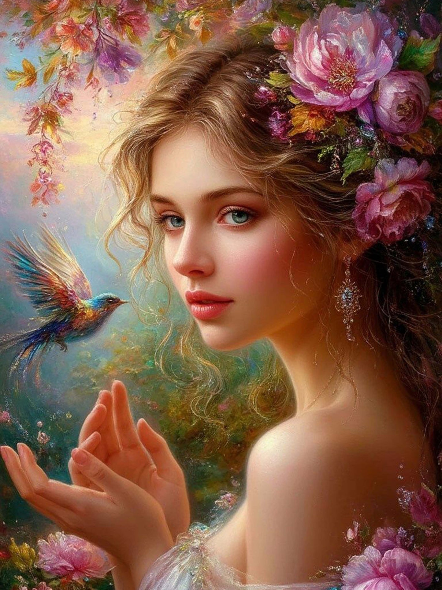 Elysian Bloom Diamond Painting Kit