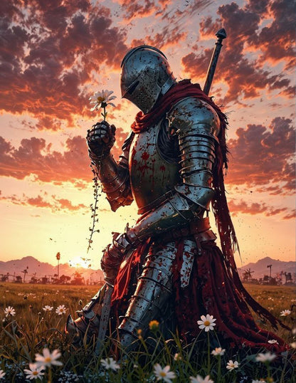 The Gentle Warrior Diamond Painting Kit