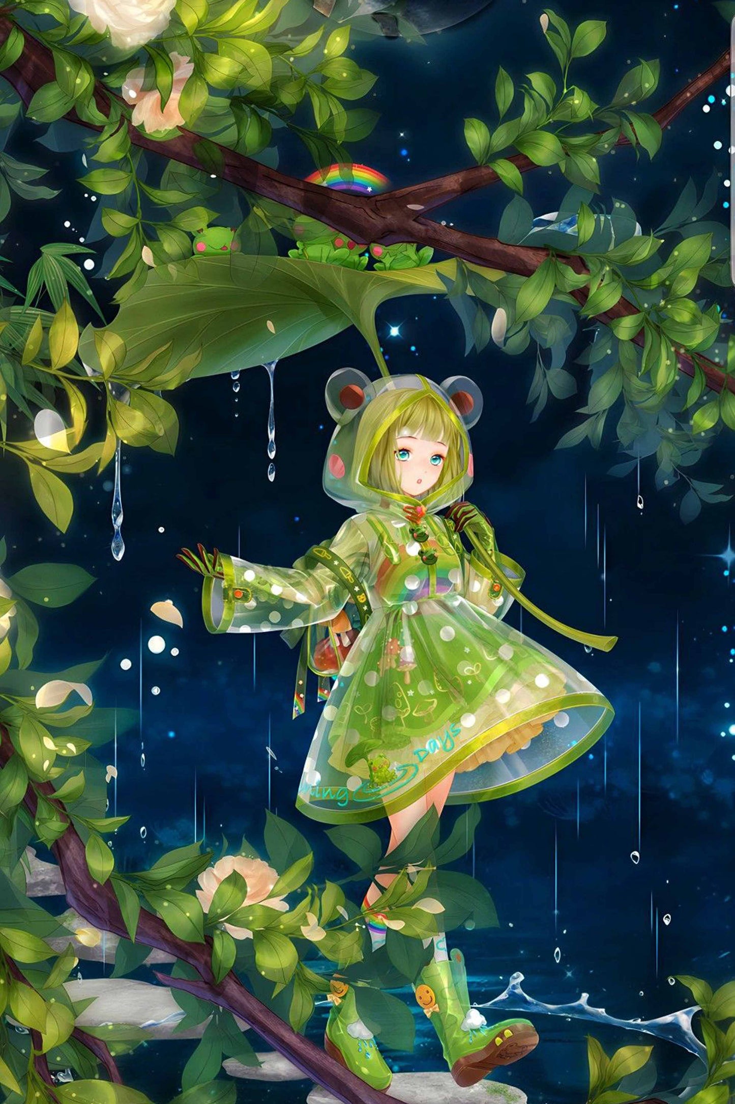 Raindrop Garden Diamond Painting Kit