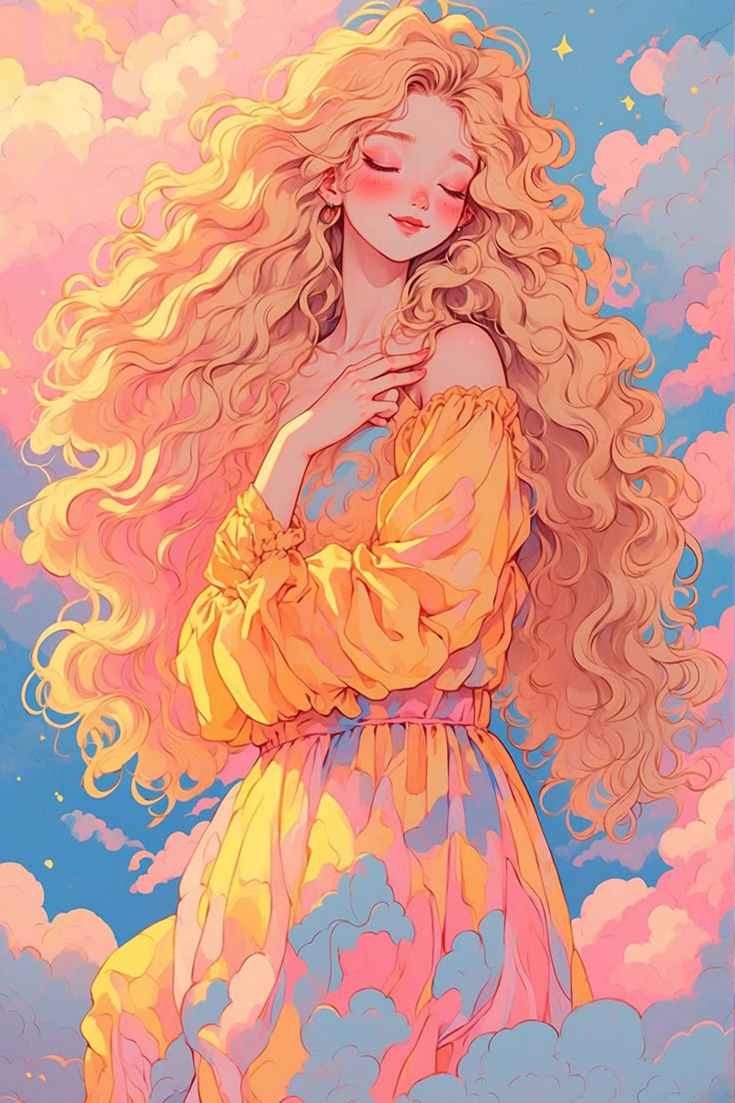 Golden Dreamscape Diamond Painting Kit