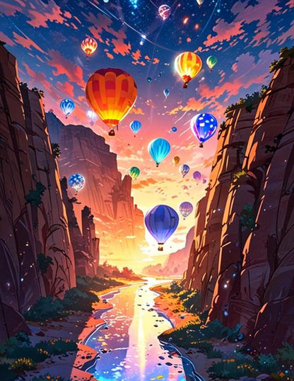Balloons of Destiny Diamond Painting Kit
