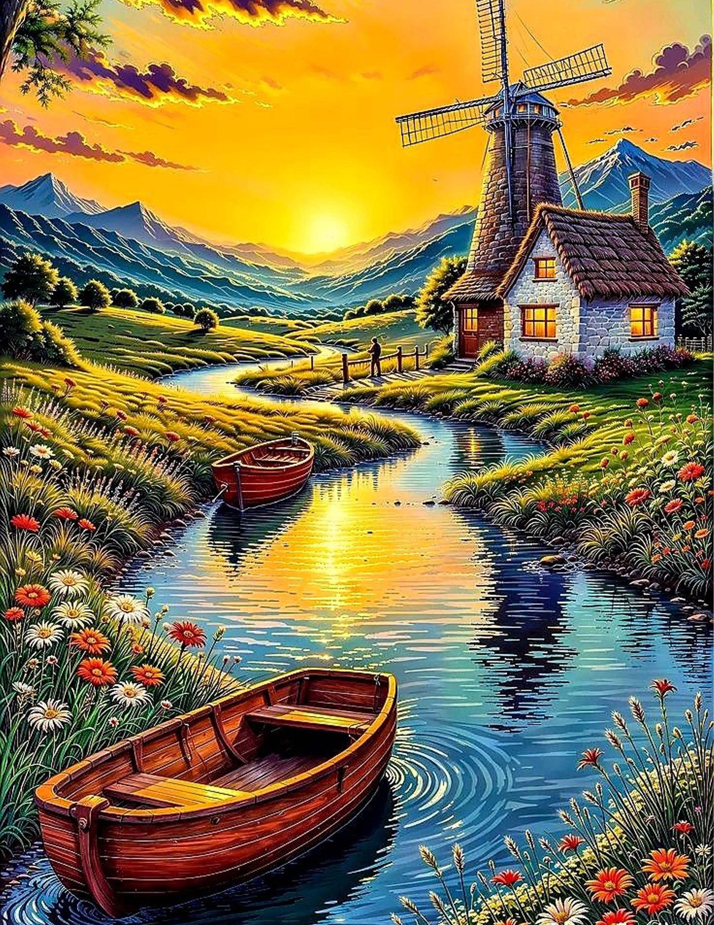 Whispers of the Windmill Diamond Painting Kit