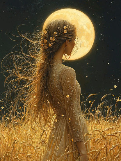 Moonlight Meadow Diamond Painting Kit