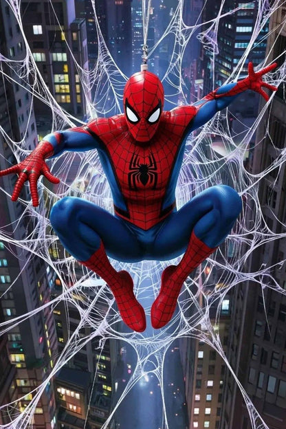 Dynamic SpiderMan Diamond Painting Kit