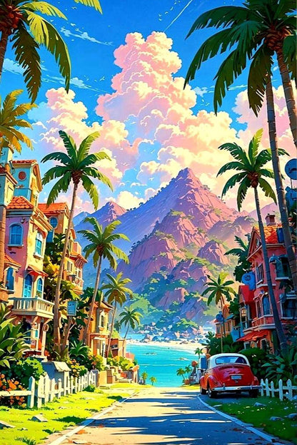 Mountain’s Embrace Diamond Painting Kit