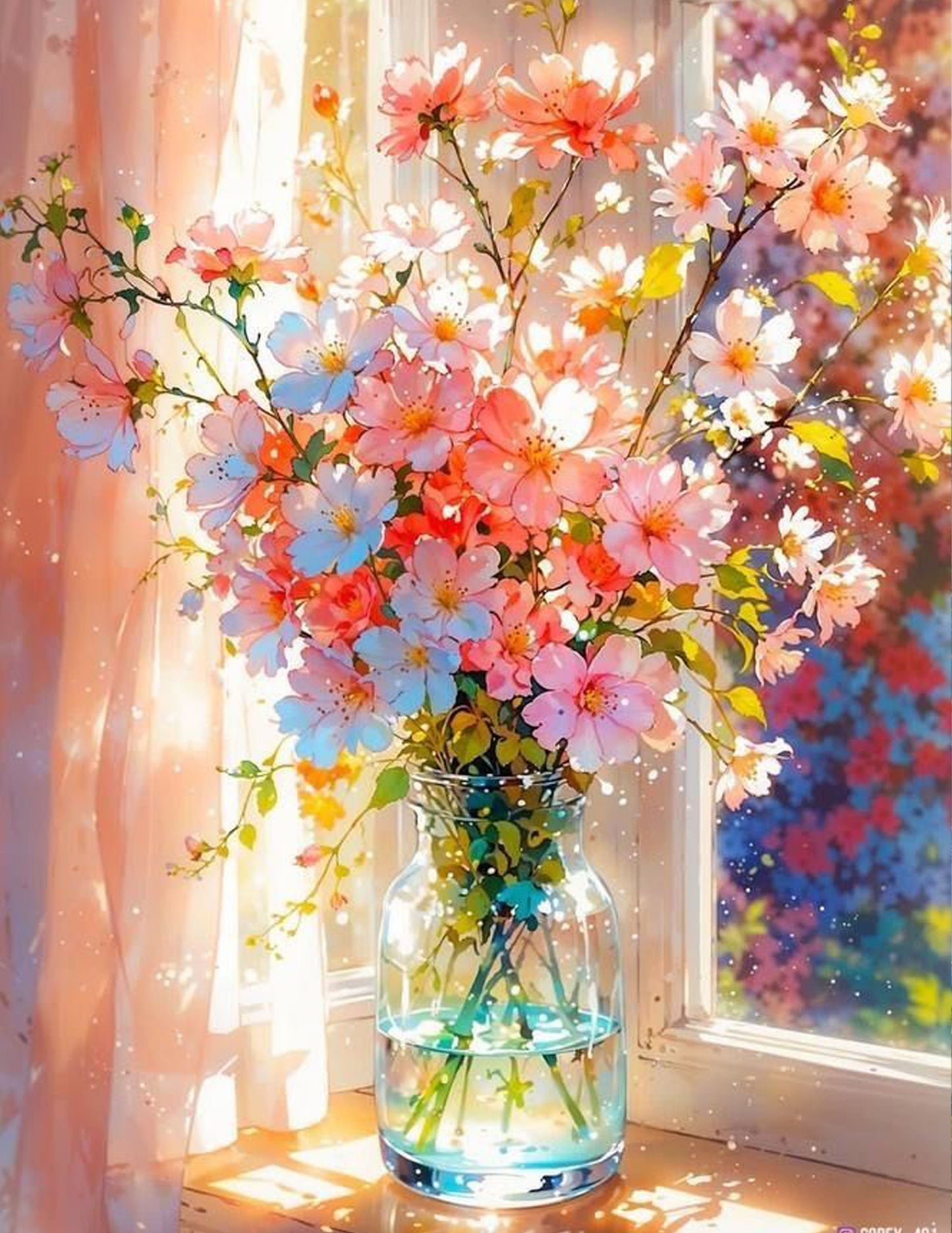 The Quiet Bloom Diamond Painting Kit