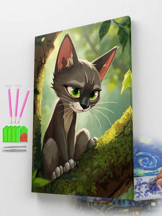 Mossy Mischief Diamond Painting Kit
