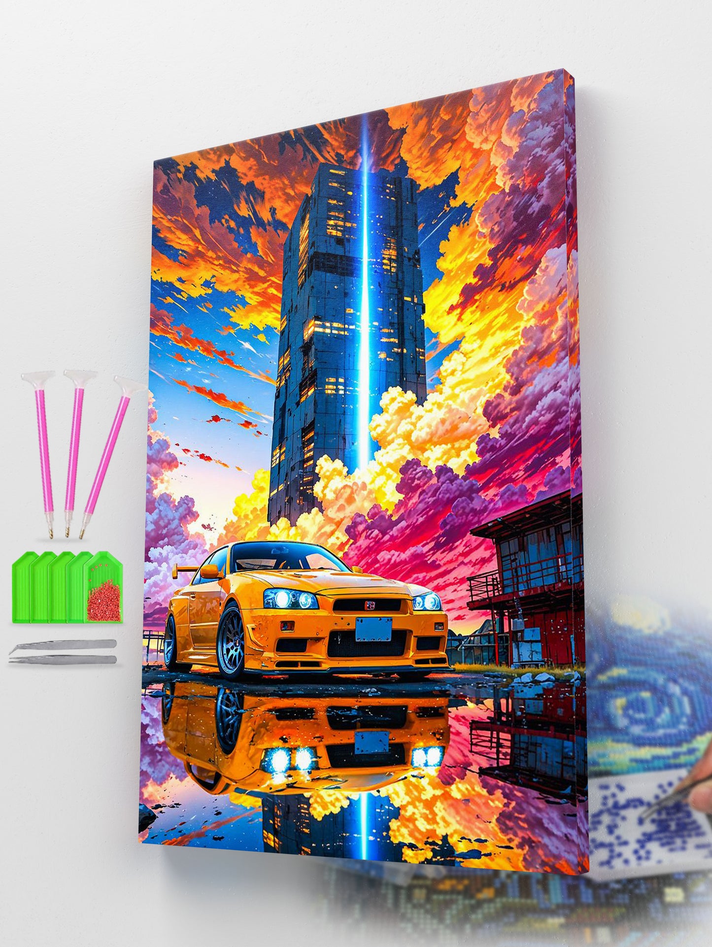 GTR Golden Ride Diamond Painting Kit