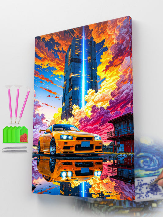 GTR Golden Ride Diamond Painting Kit